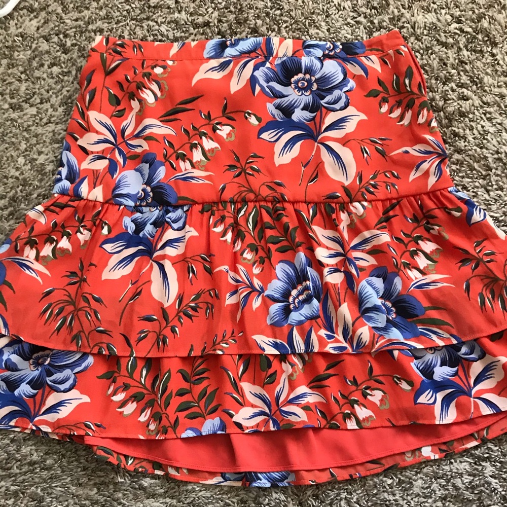 Floral Tiered Skirt